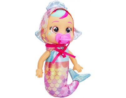 Cry Babies Tiny Cuddles Panenka Mořská panna Melody tmavě růžový dudlík