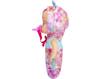 Cry Babies Tiny Cuddles Panenka Mořská panna Melody tmavě růžový dudlík