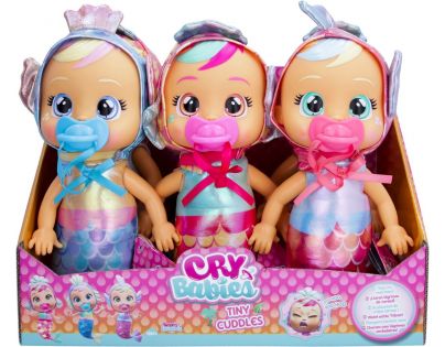 Cry Babies Tiny Cuddles Panenka Mořská panna Delphine růžový dudlík