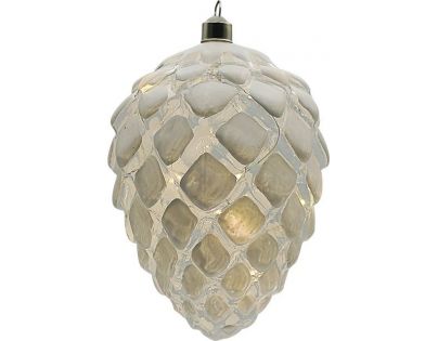 Marimex Crystal Závěsná Bílá Šiška 14 cm