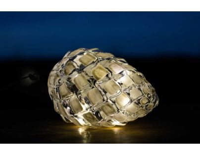 Marimex Crystal Závěsná Bílá Šiška 14 cm