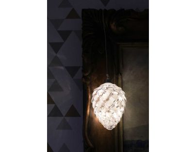 Marimex Crystal Závěsná Bílá Šiška 14 cm