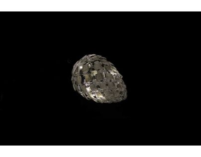 Marimex Crystal Závěsná Bílá Šiška 14 cm