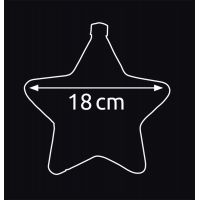 Marimex Crystal Závěsná Hvězda 18 cm 3