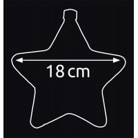 Marimex Crystal Závěsná Hvězda s cesmínou 3