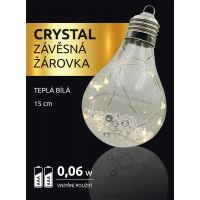 Crystal Závěsná Žárovka 15 cm 2
