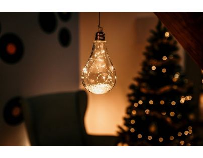 Crystal Závěsná Žárovka 15 cm