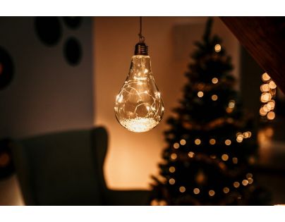 Crystal Závěsná Žárovka 15 cm