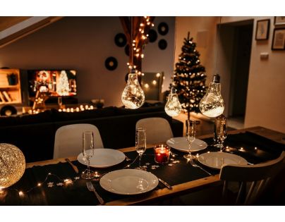 Crystal Závěsná Žárovka 15 cm