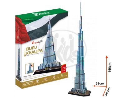 CubicFun 3D Burj Khalifa 136 dílků