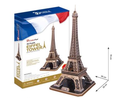 CubicFun Puzzle 3D Eiffelova věž 82 dílků