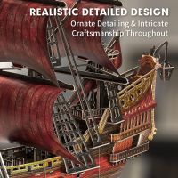 Cubicfun 3D Puzzle Plachetnice Queen Anne's Revenge 391 dílků - Poškozený obal 4