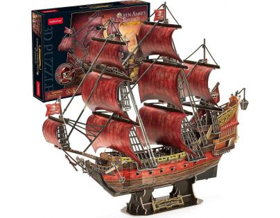 Cubicfun 3D Puzzle Plachetnice Queen Anne's Revenge 391 dílků