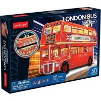 CubicFun 3D puzzle s LED Noční edice Londýnský autobus 161 dílků 4