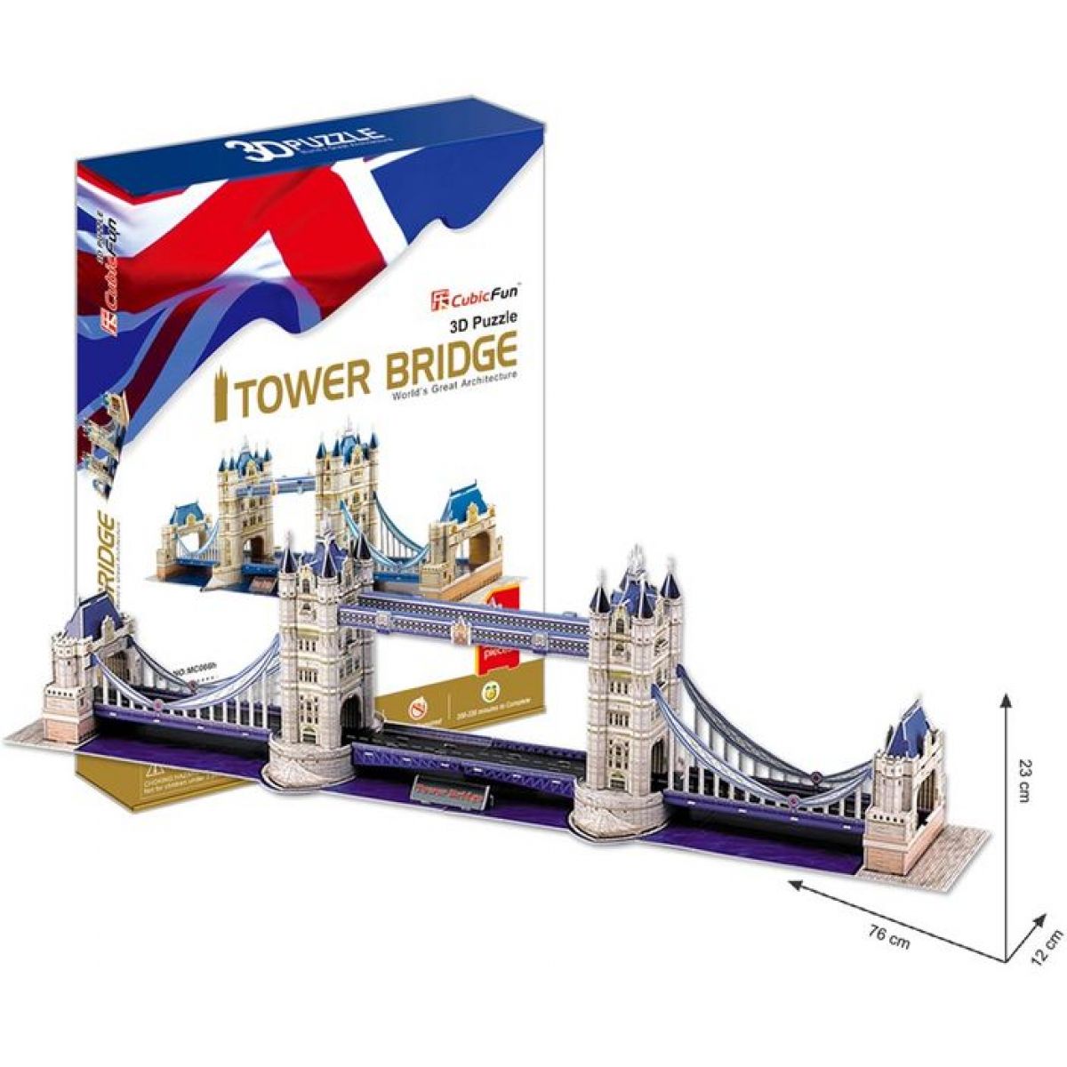 CubicFun 3D Puzzle Tower Bridge 120 dílků