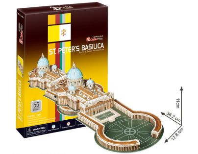 CubicFun 3D Puzzle Bazilika sv. Petra 56 dílků