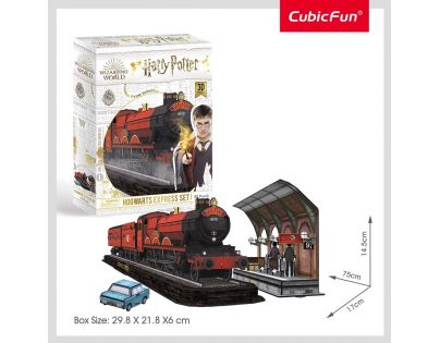 CubicFun Puzzle 3D Harry Potter Bradavice ™ Express 180 dílků