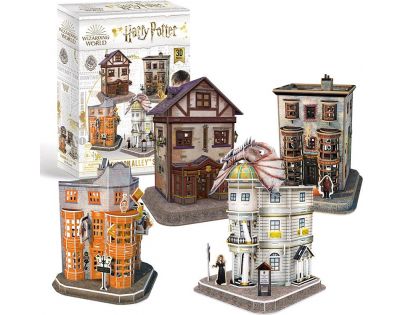 Cubicfun 3D Puzzle 4 v 1 Harry Potter Příčná ulice 181 dílků
