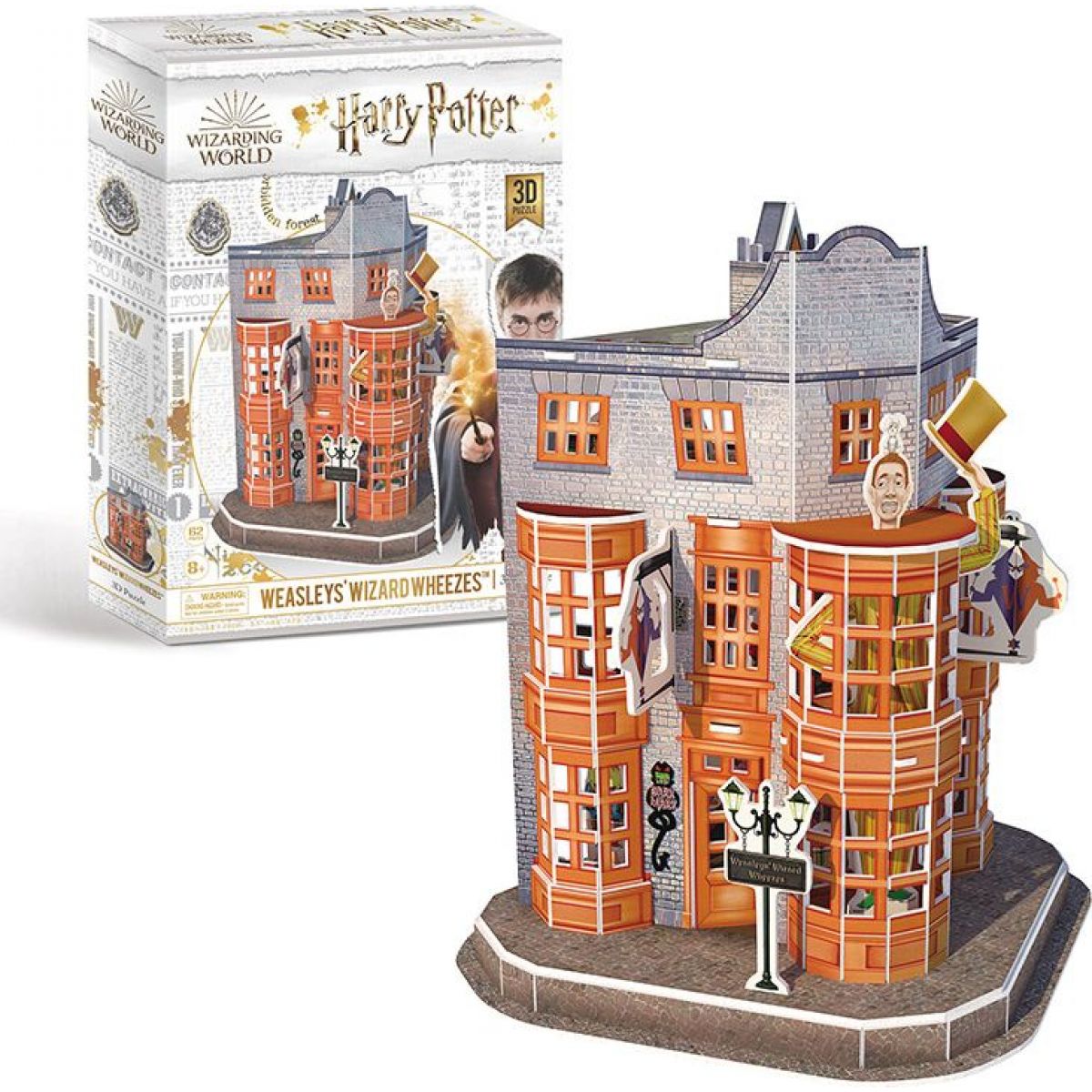 Cubicfun Puzzle 3D Harry Potter Příčná ulička Weasleys Wizard Wheezes™ 78 dílků