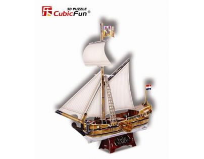 CubicFun 3D Puzzle Jachta Mary 83 dílků