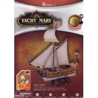 CubicFun 3D Puzzle Jachta Mary 83 dílků 2