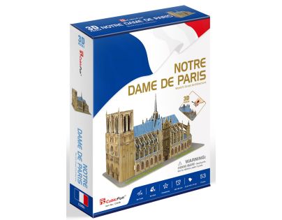 CubicFun Puzzle 3D Katedrála Notre-Dame 53 dílků