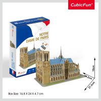 CubicFun Puzzle 3D Katedrála Notre-Dame 53 dílků 4
