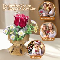 CubicFun Puzzle 3D Kytice růže 120 dílků 3