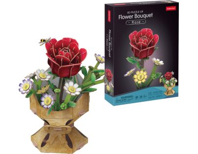 CubicFun Puzzle 3D Kytice růže 120 dílků