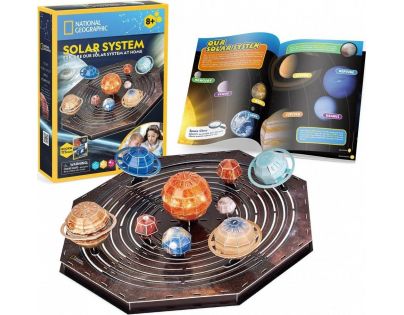 Cubicfun Puzzle 3D National Geographic Sluneční soustava 173 dílků