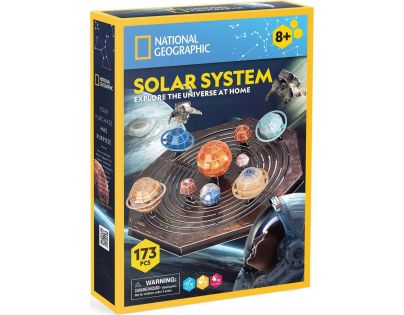Cubicfun Puzzle 3D National Geographic Sluneční soustava 173 dílků