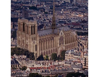 Cubicfun 3D Puzzle Notre Dame 293 dílků - Poškozený obal