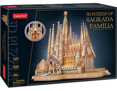 Cubicfun 3D Puzzle Sagrada Familia 696 dílků