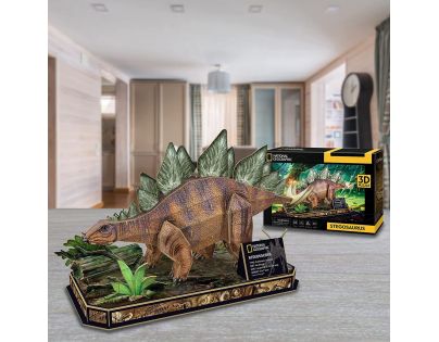Cubicfun Puzzle 3D Stegosaurus 62 dílků