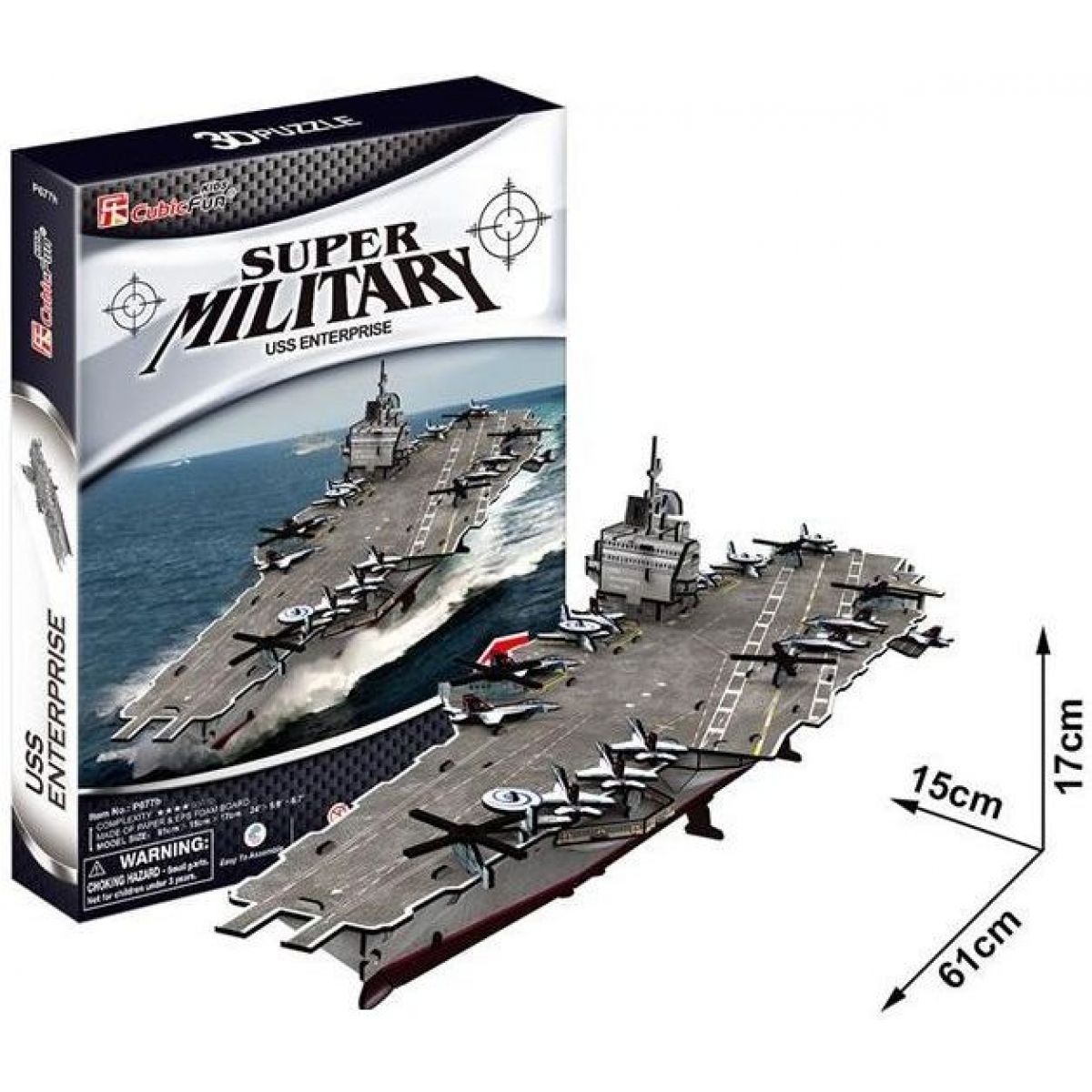 CubicFun Puzzle 3D USS Enterprise 121 dílků
