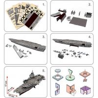 CubicFun Puzzle 3D USS Enterprise 121 dílků 3