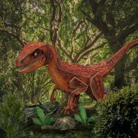 Cubicfun 3D Puzzle Velociraptor 63 dílků 4