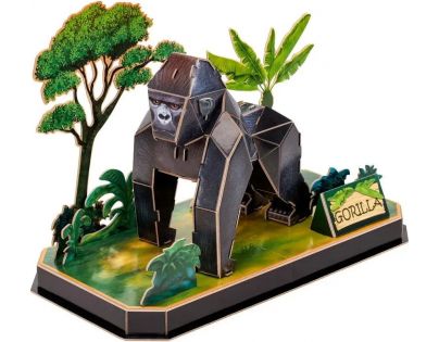 Cubicfun Puzzle 3D Zvířecí kamarádi Gorila 34 dílků