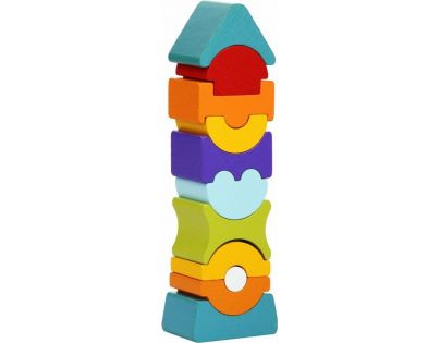 Cubika Balanční věž IX dřevěná skládačka