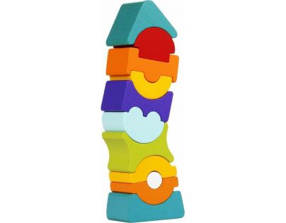 Cubika Balanční věž IX dřevěná skládačka
