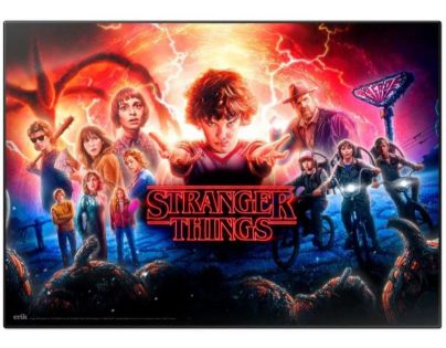 Cure Pink Podložka na stůl Netflix Stranger Things Logo