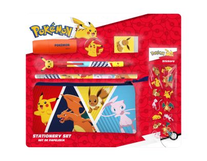 CyP Brands Pokémon Školní set se samolepkami