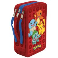 CyP Brands Pokémon Třípatrový penál naplněný