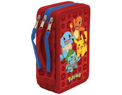 CyP Brands Pokémon Třípatrový penál naplněný