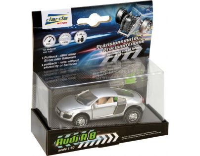 Darda Audi R8 stříbrné