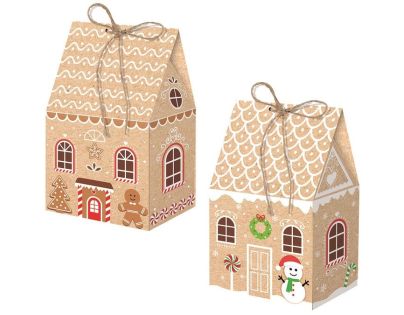 Dárková krabička domek 16 x 23,5 x 8 cm