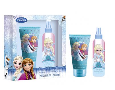 Dárková sada Frozen Tělový sprej se sprchovým gelem 2 x 150 ml