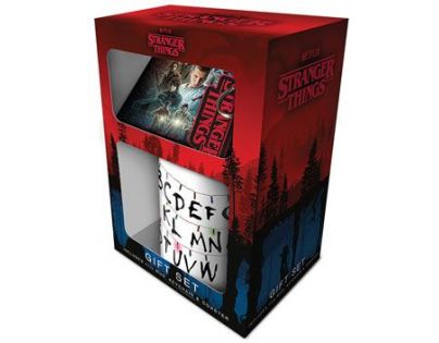 Pyramid International Dárková sada Stranger Things hrnek, klíčenka, tácek
