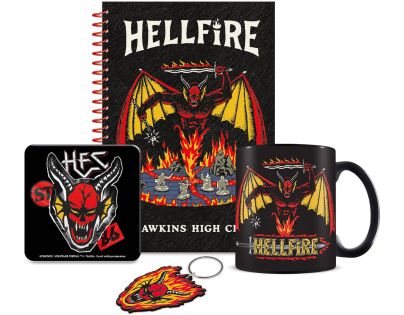 Dárkový set Stranger Things (blok, hrnek, podtácek, klíčenka)