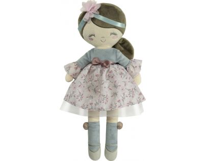 DeCuevas Plyšová panenka Provenza 36 cm s kolébkou